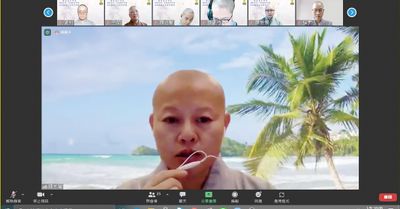 02畢業生徹智法師代表致答謝詞。