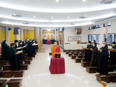 06天演副董事長於華嚴佛七法會下午主法。