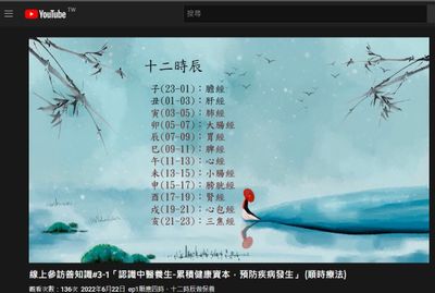 01 前導影片第一集講順應四時、十二時辰做保養