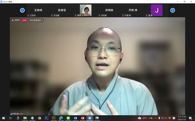 06 主持人堅融法師為今日活動引言