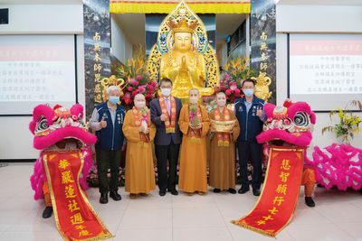 02「華嚴蓮社週年慶  悲智願行七十年」慶典系列活動，由祥龍瑞獅展開序幕。