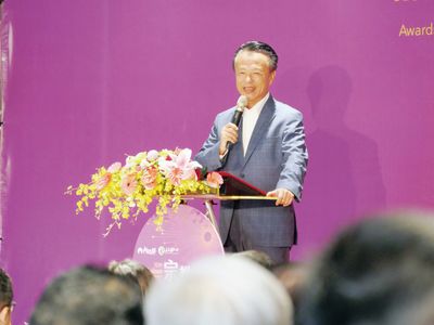 04嘉義縣翁章梁縣長致詞。