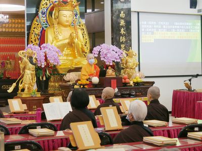 05副住持天聞法師開示。