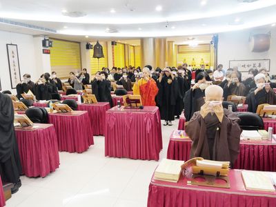 03常務董事天蓮法師主法。