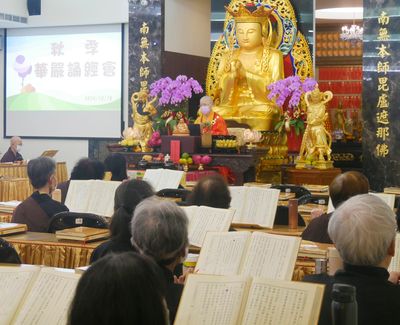 04住持天聞法師開示。